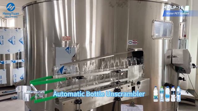 Automatic Bottle Unscrambler For Water PET Bottles HYLP-16