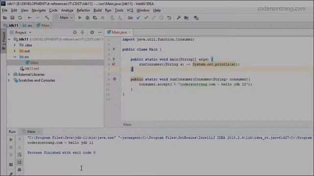 Java 11 - Declare var for lambda's parameters смотреть онлайн