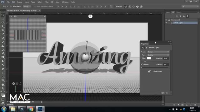 Cara membuat efek 3D di Photoshop untuk pemula смотреть онлайн