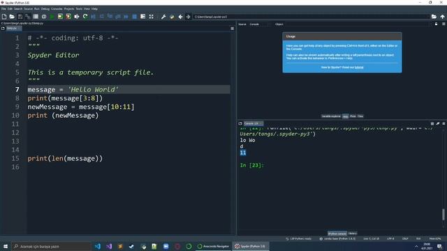 PYTHON DERSLERİ-7 ('Len' String Fonksiyonu) смотреть онлайн