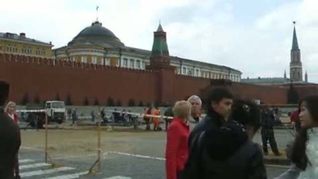 Москва, Красная площадь, 15 апреля 2010 г. смотреть онлайн
