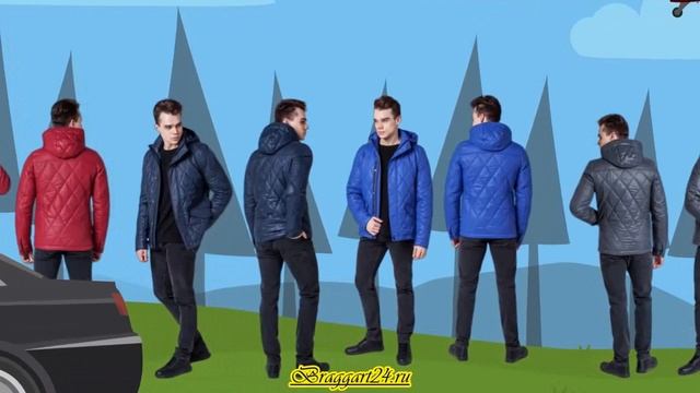 Куртка ветровка мужская. Модель 1489. Коллекция Braggart Evolution.