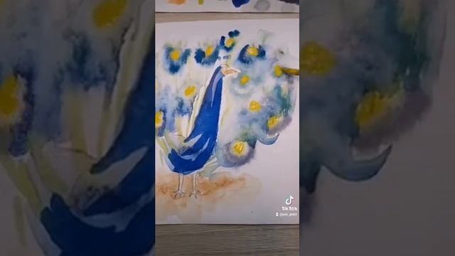 Как нарисовать павлина смотреть онлайн