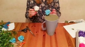 Как сделать букет из мыльных роз