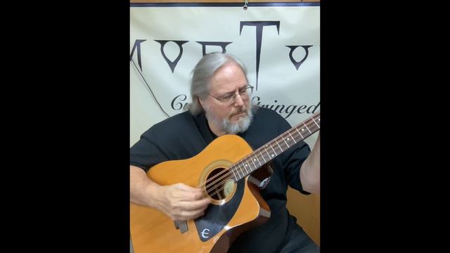 Mandocello Conversion of an Epiphone AJ acoustic guitar смотреть онлайн