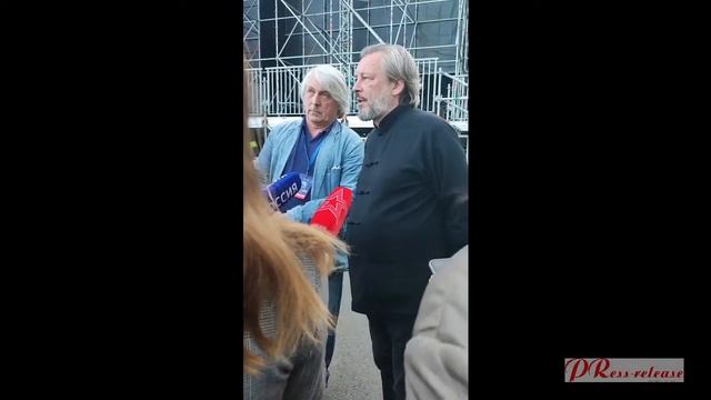 Юнона и авось на Дворцовой площади (31.07.2022). Интервью