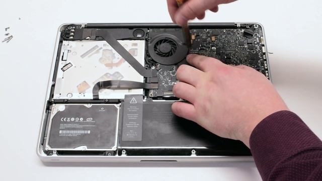 2011 Macbook Pro 13" A1278 CPU Fan Replacement смотреть онлайн