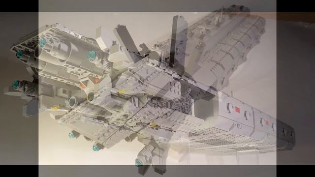 The united federations' space tanker - Lego spaceship MOC смотреть онлайн
