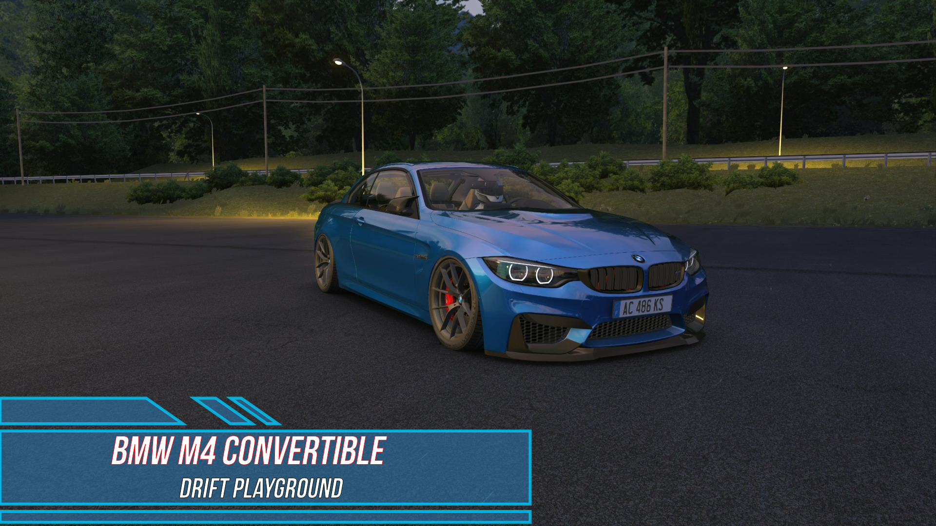 BMW M4 Convertible - Drift Playground | Assetto Corsa. смотреть онлайн