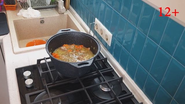 Макароны Царские в КАЗАНЕ НА ПЛИТЕ смотреть онлайн