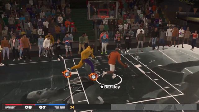 Shaquille O'Neal VS Charles Barkley | NBA 2k24 | Gameplay Simulation | Blacktop смотреть онлайн