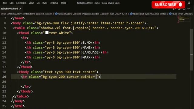 How to make a table design with tailwind css | tailwind css tutorial смотреть онлайн