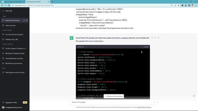 Step-by-Step Guide to Creating a File Upload Button: Boosting Interaction with ChatGPT #chatgpt смотреть онлайн