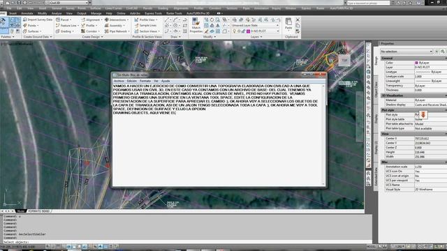 TUTORIAL DE CIVIL CAD A CIVIL 3D PRIMERA PARTE смотреть онлайн