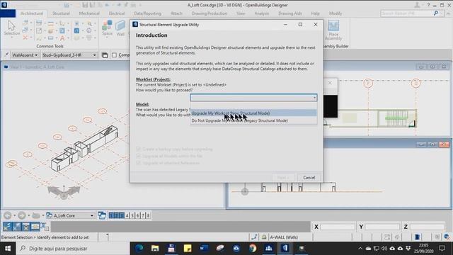 02 OpenBuildings 7 Abrindo um arquivo dgn antigo смотреть онлайн