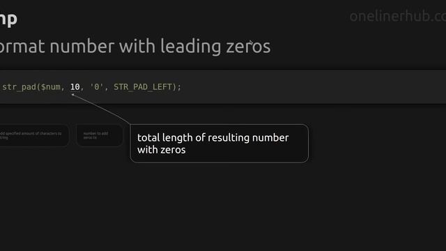 Format number with leading zeros смотреть онлайн