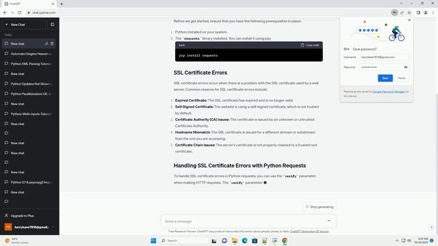 SSL Certificate error while doing a request via python смотреть онлайн