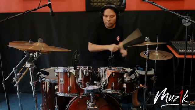 Muzik One Studio Live Session | Carlo Tiangson Drum Cover смотреть онлайн
