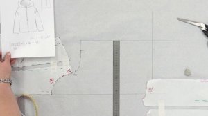 Полушубок из искусственного меха со спущенным плечом. Часть 2 Моделирование цельнокроеного капюшона