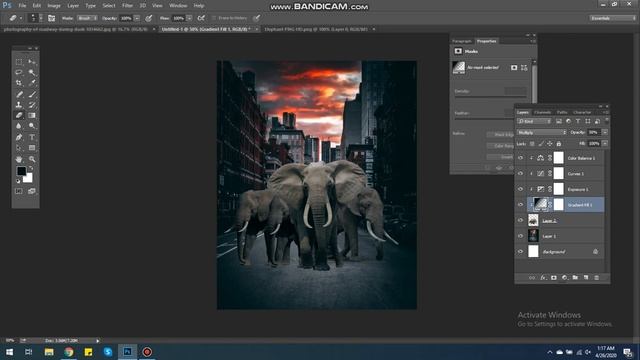 Photoshop Editing Tutorial! Animals out on the street video. смотреть онлайн