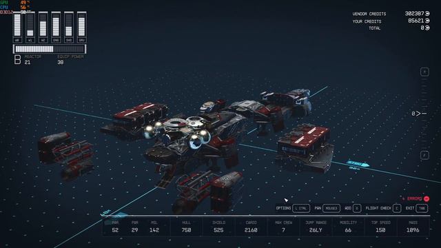 Razorleaf Ship Upgrade Build Starfield - Extra Cargo - Weapon And Shield Improvements -Dismantlemen