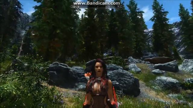 Skyrim Momentum ENB RealVision ElderLora Un de mes personnages смотреть онлайн
