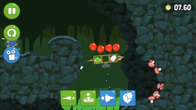 Bad Piggies Flight in the Night level 4-bonus 7 -2 star walkthrough ( time) смотреть онлайн