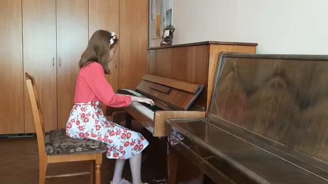 "Этюд" Л.Шитте, исполняет Пятибратова Екатерина, 11 лет смотреть онлайн
