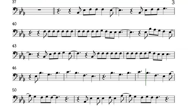 Before You Go Cello or Trombone Sheet Music Backing Track Play Along Partitura смотреть онлайн