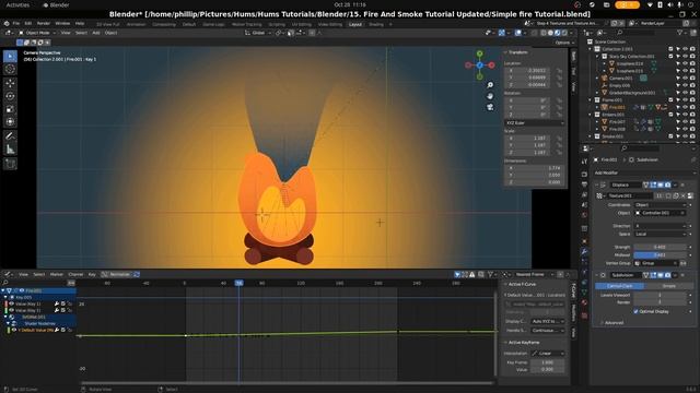 Blender Tutorial | Fire & Smoke смотреть онлайн