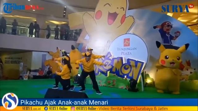 Meriahnya Pikachu Ajak Anak-anak Menari смотреть онлайн