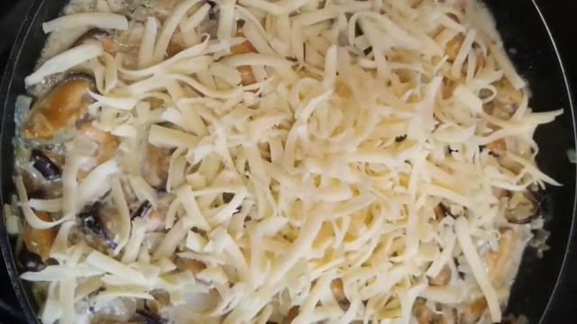 Мидии в соусе за 15 минут.ПП обед. Вкусный обед. Морепродукты в сырном соусе. смотреть онлайн