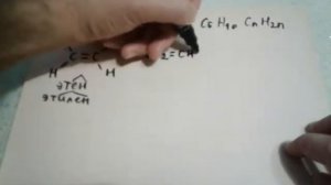 22. Структурные формулы алкенов