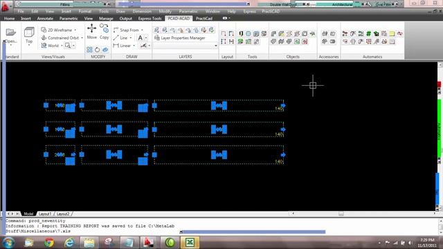 PractiCAD - Reports - Page Tab Setup - Export to Excel - Part 11 смотреть онлайн