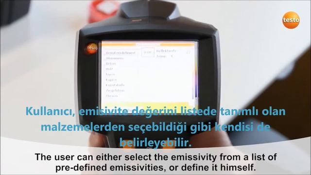 testo 875i Emisivitenin ayarlanması смотреть онлайн