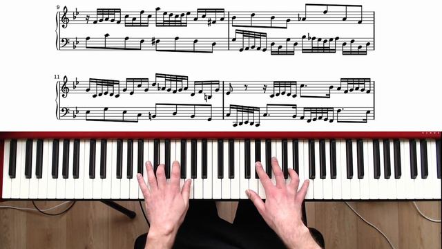 Bach: Invention 14 in B-flat Major (BWV 785) смотреть онлайн