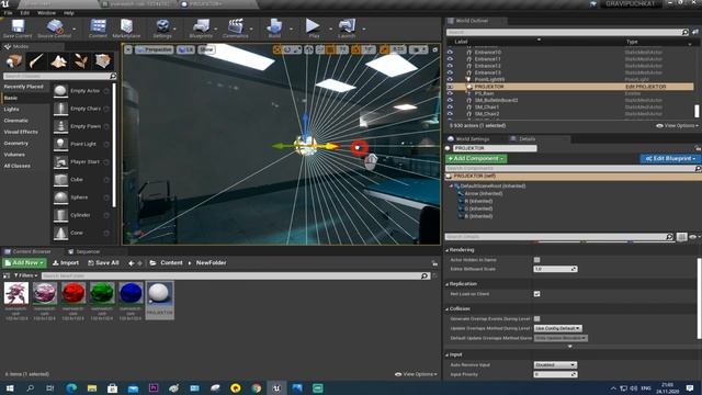 UE4 световой эффект проектора / Tutorial Projector Light Effect Unreal Engine 4 / свет в ue4 смотреть онлайн