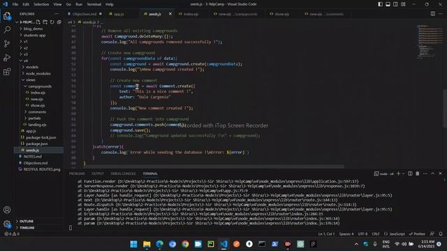 Node Js Tutorial | 13-Adding Comments Routes - Part-I смотреть онлайн