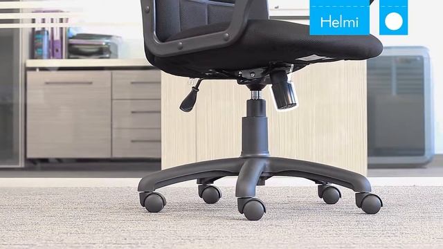 Кресло руководителя Helmi HL-E89 "Blocks" LT, ткань TW черная смотреть онлайн