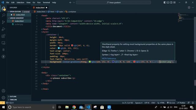 Transparent Background Image CSS