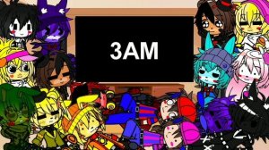 ФНАФ 1,2 И ДОПОЛНИТЕЛЬНЫЕ ПЕРСОНАЖИ РЕАГИРУЕТ НА | R64- Return to Freddy's SPAGHETTIRIA |GACHA CLUB