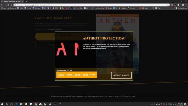 How to get ANTHEM EARLY ACCESS Game Key Giveaway! Almost released! смотреть онлайн