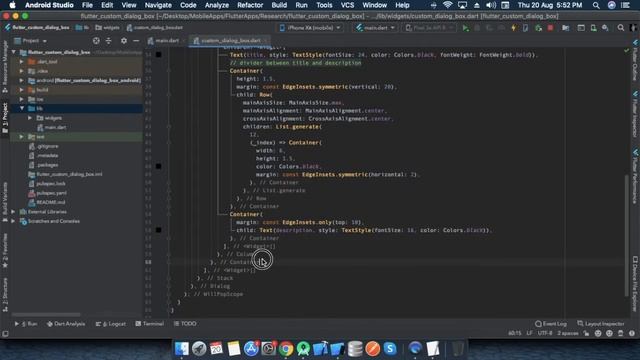 How to create a Custom Dialog Box in Flutter смотреть онлайн