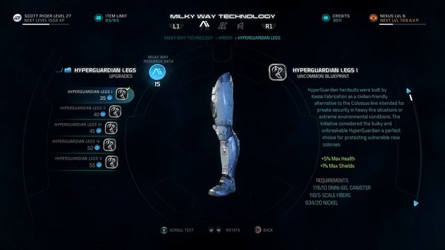 Mass Effect: Andromeda - Research N7 & Hyper Guardian V Armor (Chest, Arms & Legs) Remnant Heritage смотреть онлайн