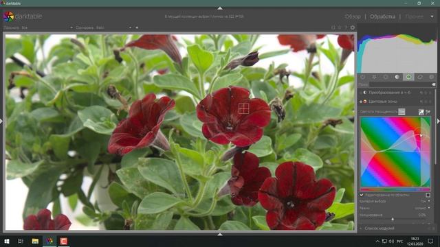 Darktable.Знакомство и применение модуля цветовые зоны смотреть онлайн