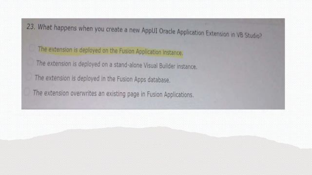 Oracle Redwood Application Developer Associate 2023 Part 2 1ZO-1114-23 смотреть онлайн
