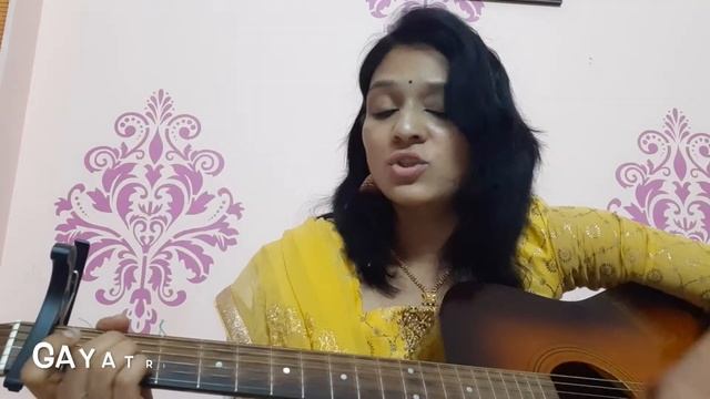 Gayatri Mantra | guitar cover --Swapna|chords,strumming,lyrics in the description смотреть онлайн