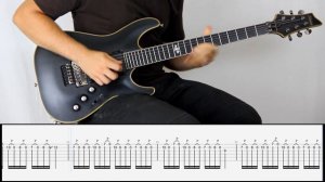 RAMMSTEIN - LINKS 2 3 4 (Solo) | Guitar Cover Tutorial (FREE TAB)