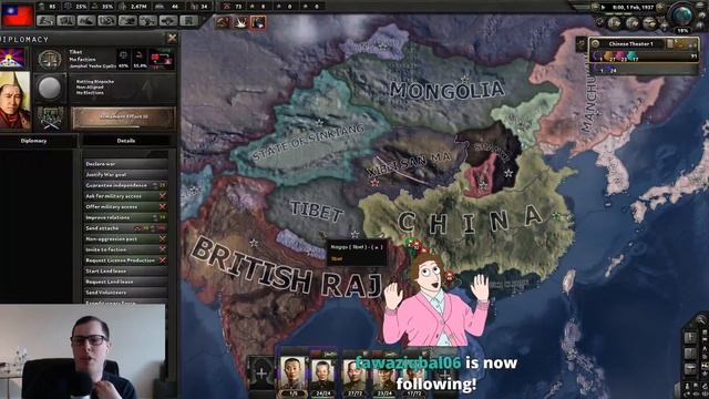Hearts of Iron 4 HOI4 Waking The Tiger - China Survives Part 1 смотреть онлайн
