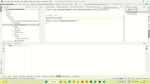 Full Stack Web App | React | Spring Boot |Get API |Developing Service and Controller | Rest API L05 смотреть онлайн